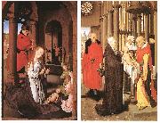 MEMLING, Hans Scenes from the Passion of Christ (left side) sg Spain oil painting artist
